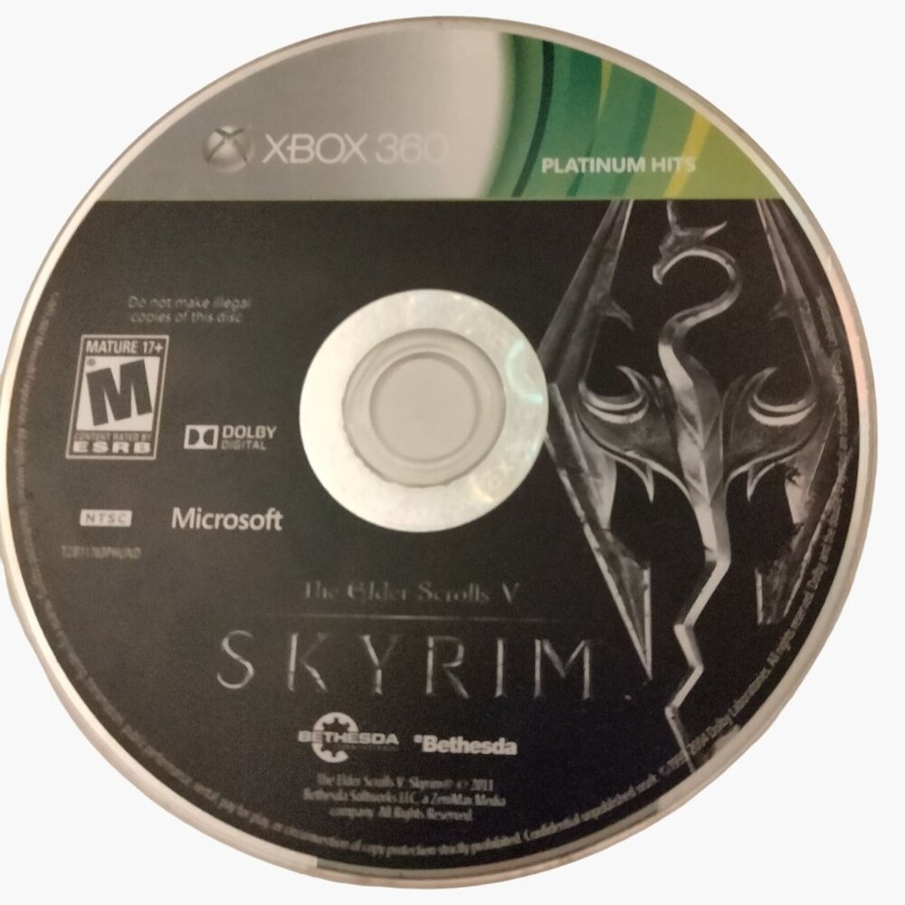The Elder Scrolls V Skyrim Xbox 360 Platinum Hits